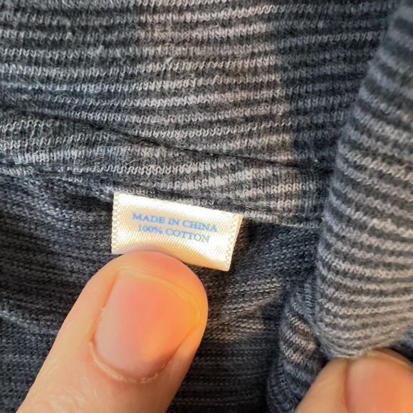 Southern Tide Hoodie Sweatshirt S Drawstring Hood Kangaroo Pouch Henley Style - Picture 6 of 15